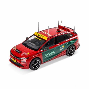 Škoda Enyaq Tour de France modelauto (1:43, fluweelrood)