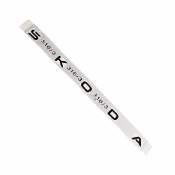 Škoda Elroq (5LG), Enyaq (5LA) embleem - zwart