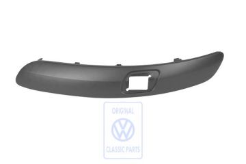 Volkswagen Golf 5 (1K) beschermlijst voorbumper - links, satijnzwart