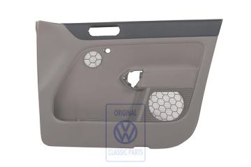 Volkswagen Golf 5 (1K) deurpaneel - rechtsvoor, titaanzwart/latte macchiato
