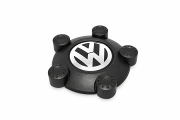 Volkswagen Volkswagen Caddy 3, Tiguan 1 (5N) wieldop - wieldop satijnzwart/chroomglans