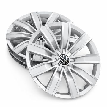 Volkswagen Tiguan 2 (AD1) wieldop - chroomglans/zwart/fijnzilver