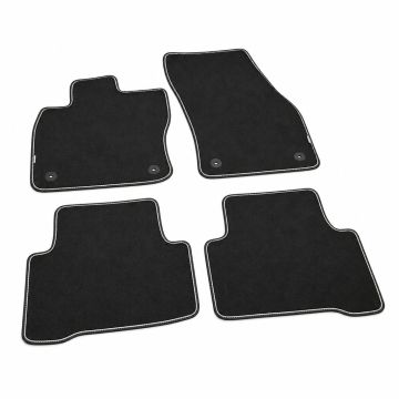 Volkswagen Touran 2 (5T) velours mattenset - satijnzwart