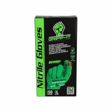 Gripp-It nitril handschoenen groen maat L (50 stuks)