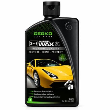 Gecko 3-in-1 super wax + carnauba (500ml)