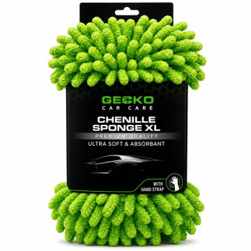 Gecko chenille wasspons (24x10cm)