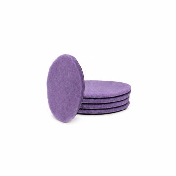 Gecko foamed wool polijstpad paars 75mm (5 stuks)