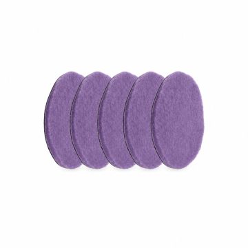 Gecko foamed wool cutting pad 140mm (5 stuks, steunplaat 125mm)