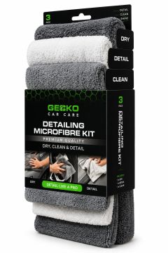 Gecko detail microfiber kit (3 stuks)
