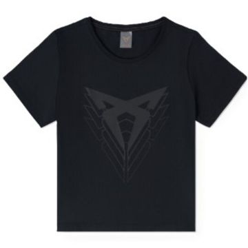 CUPRA big logo T-shirt (dames, zwart) – maat S