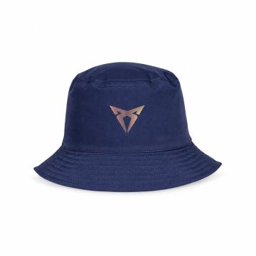 Origineel CUPRA embleem - vissershoedje met cupra-logo, blauw, maat m-l
