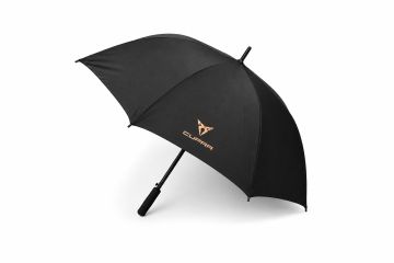 CUPRA paraplu zwart met CUPRA-logo