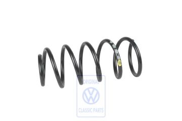 Volkswagen Polo 3 (6N) schroefveer voor slechte wegen (AEX, APQ, ANX) - 1 gele en 4 grijze strepen