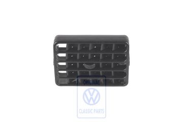 Volkswagen draaibare inzet ventilatierooster - midden, zwart