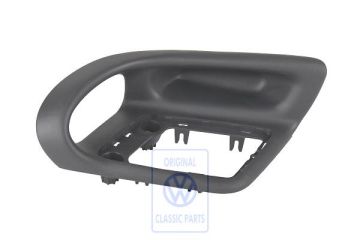 Volkswagen Polo 3 (6N) greeplijst - links, bijna zwart