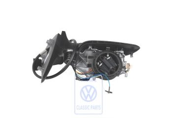 Volkswagen Polo 3 (6N) buitenspiegelhuis links elektrisch verstelbaar - zwart