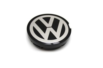 Originele Volkswagen naafkap - chroomkleurig/zwart