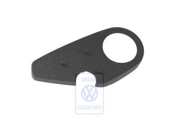 Volkswagen Polo 3 (6N) stoelbekleding links met opening - gebroken zwart, airbag