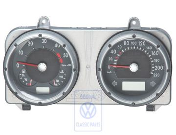 Volkswagen Polo 3 (6N) instrumentenpaneel 220 km/h (AMF)