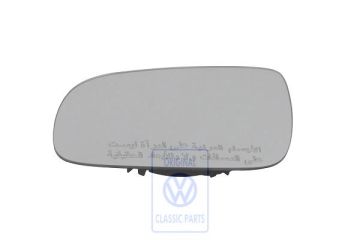 Volkswagen Polo 3 (6N) spiegelglas bol met plaat - links, Arabischtalig