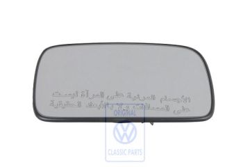Volkswagen Polo 3 (6N) spiegelglas convex met draagplaat - rechts, Arabisch