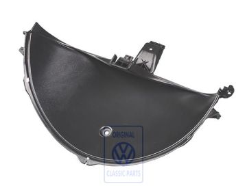 Volkswagen Polo 3 (6N) instrumentafdekking onder - satijnzwart, links gestuurd