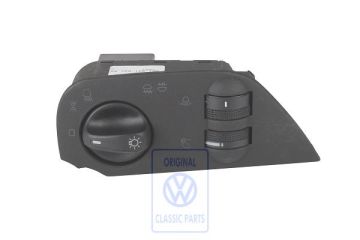 Volkswagen Polo 3 (6N) lichtschakelaar - satijnzwart