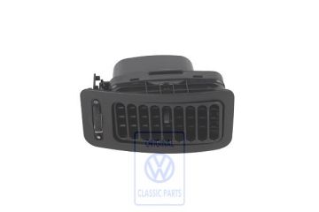 Volkswagen Polo 3 (6N) luchtroosterhuis - links, zwart, rechtsgestuurd