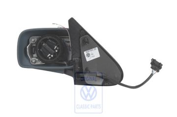 Volkswagen Polo 3 (6N) buitenspiegelbehuizing - links, gegrond, rechtsgestuurd