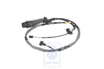 Volkswagen Polo 3 (6N) kabelboom buitenspiegel, ruit en slot - rechts