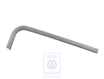 Volkswagen Polo 3 (6N) instaplijst - links, bijna zwart, 4-deurs