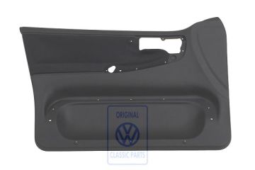 Volkswagen Polo 3 (6N) deurpaneel - linksvoor, gebroken zwart, stof, 4-deurs