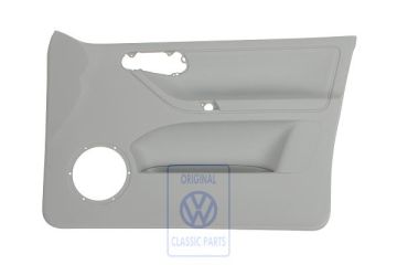 Volkswagen Polo 3 (6N) deurpaneel - rechtsvoor, flanelgrijs, kunstleer, 4-deurs