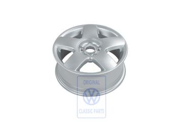 Volkswagen Polo 4 (9N) lichtmetalen velg melbourne 6Jx15 H2 ET43 - hoogglanschroom