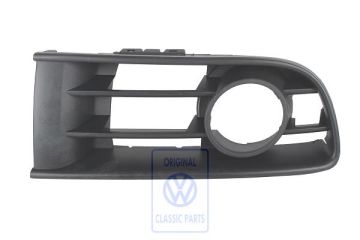 Volkswagen Polo 4 (9N) ventilatierooster rechtsbuiten - satijnzwart