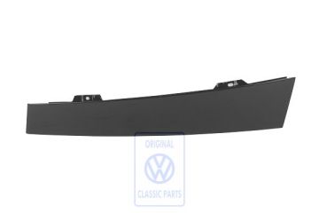 Volkswagen Polo 4 (9N) afdekking deurraamframe - rechts, hoogglans zwart