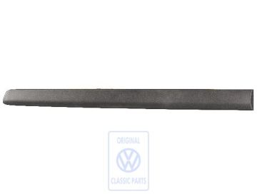 Volkswagen stootlijst - linksachter, satijnzwart, vierdeurs