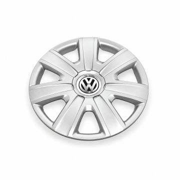 Volkswagen Polo 5 (6R) wieldop - wieldop briljantzilver/chroomglans