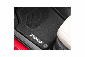 Volkswagen Polo 5 (6R) velours mattenset - satijnzwart