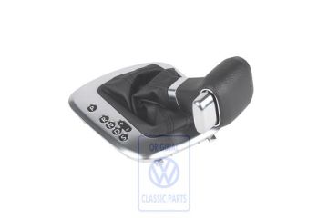 Volkswagen Polo 5 (6R) afdekking schakelbediening - zwart/aluminium