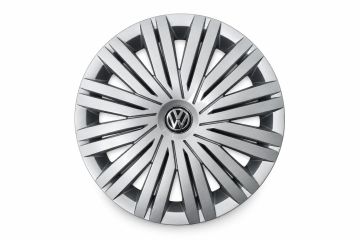 Volkswagen Polo 5 (6R/2G) wieldop - wieldop chroomglans/zwart