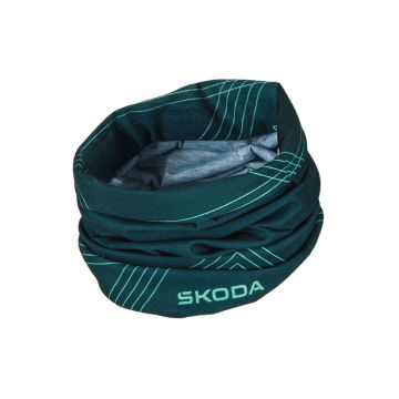 Škoda multifunctionele sjaal (groen)