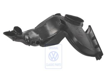 Volkswagen Polo 3 (6N) voetruimte-uitstroomrooster - satijnzwart