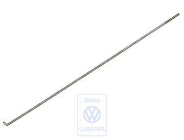 Volkswagen Transporter T4 bedieningsstang achterklep - 285 mm