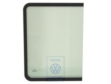 Volkswagen Transporter T4 zijruit vast met hor - links, groen