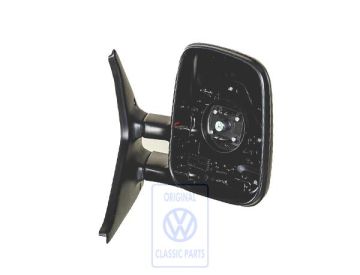 Volkswagen Transporter T4 buitenspiegelbehuizing - rechts, satijnzwart, linksgestuurd