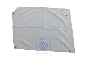 Volkswagen Transporter T4 gordijn achterruit links - flanelgrijs, dubbele deuren