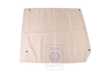 Volkswagen Transporter T4 gordijn achterruit links - lichtbeige, dubbele deuren