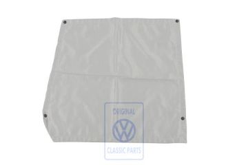 Volkswagen Transporter T4 gordijn achterruit rechts - flanelgrijs, dubbele deuren