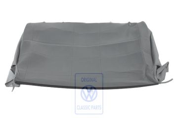 Volkswagen Transporter T4 rugleuningbekleding - donkergrijs stof/kunstleer